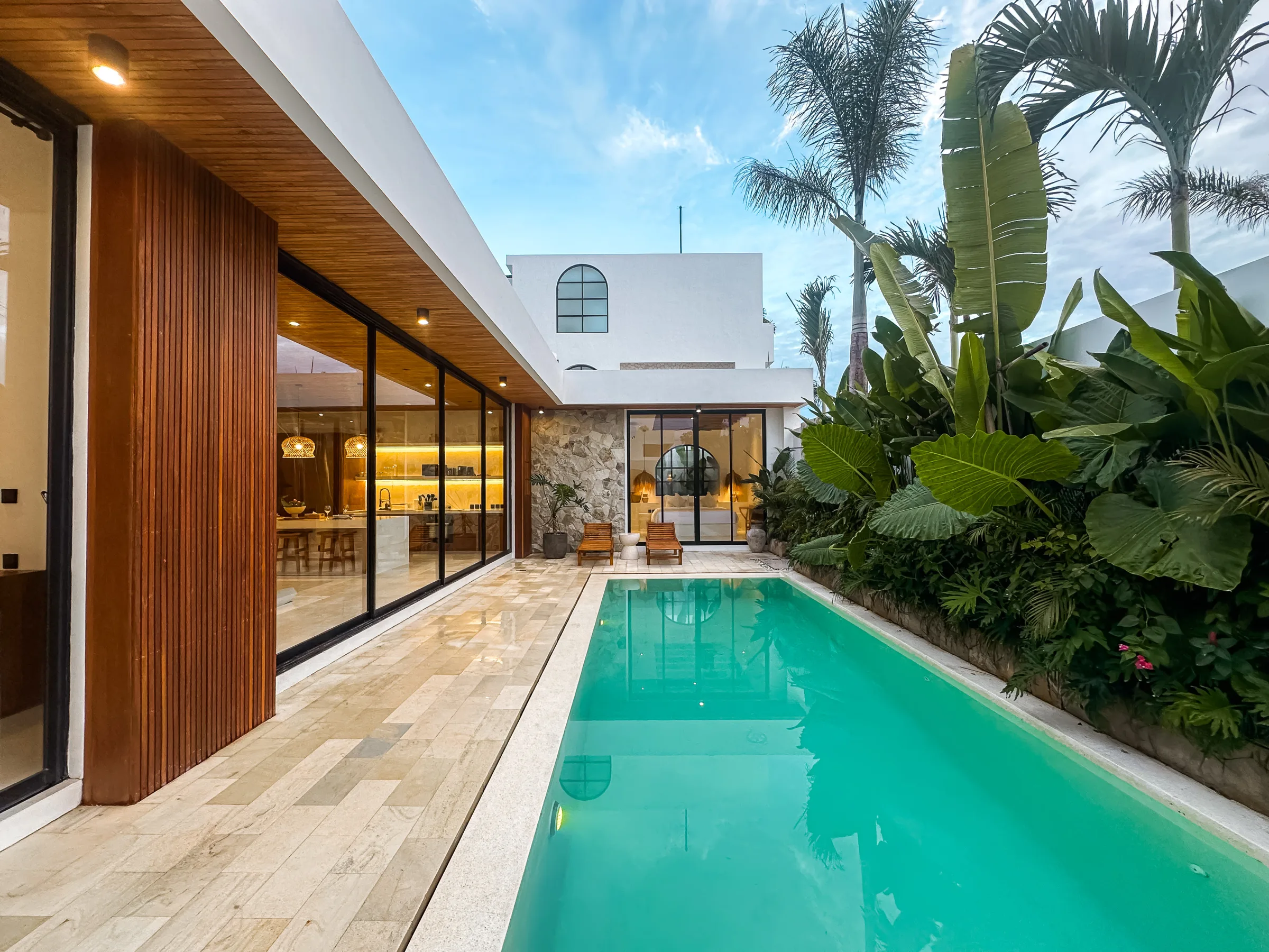 Casa Petak villa exterior - Berawa, Bali
