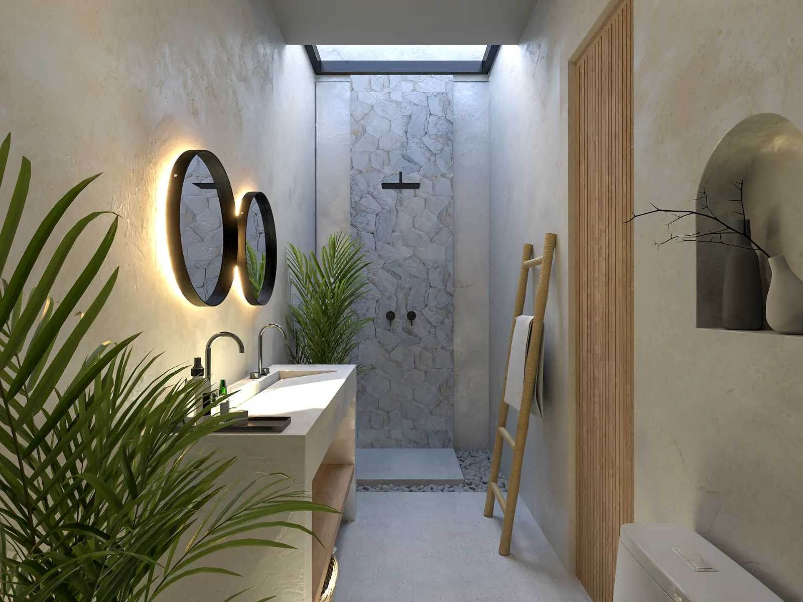 Alang-alang - ceiling material at Casita Alas