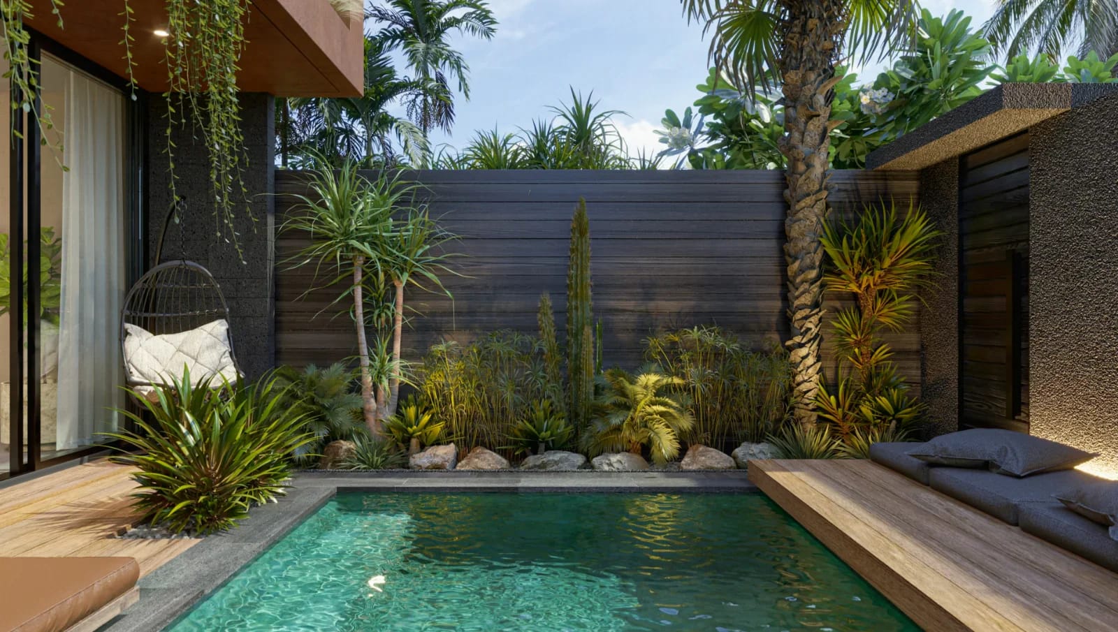 Suku Residences 2-bedroom villa with private pool and tropical garden - Uluwatu Bali