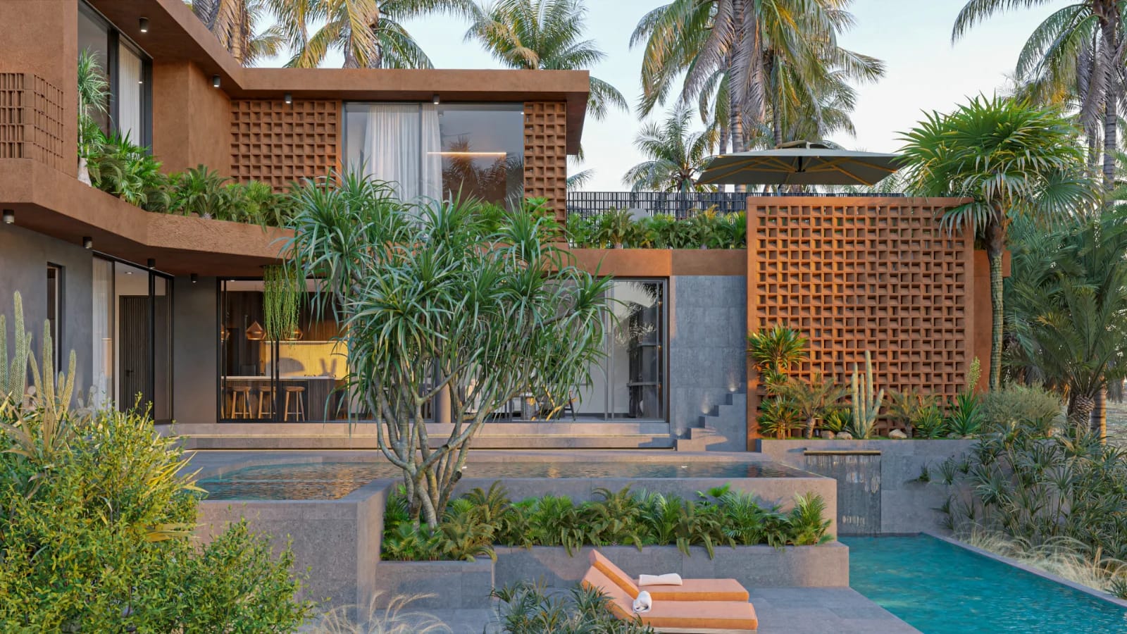 Suku Residences 4-bedroom villa - flagship unit with expanded pool and gardens