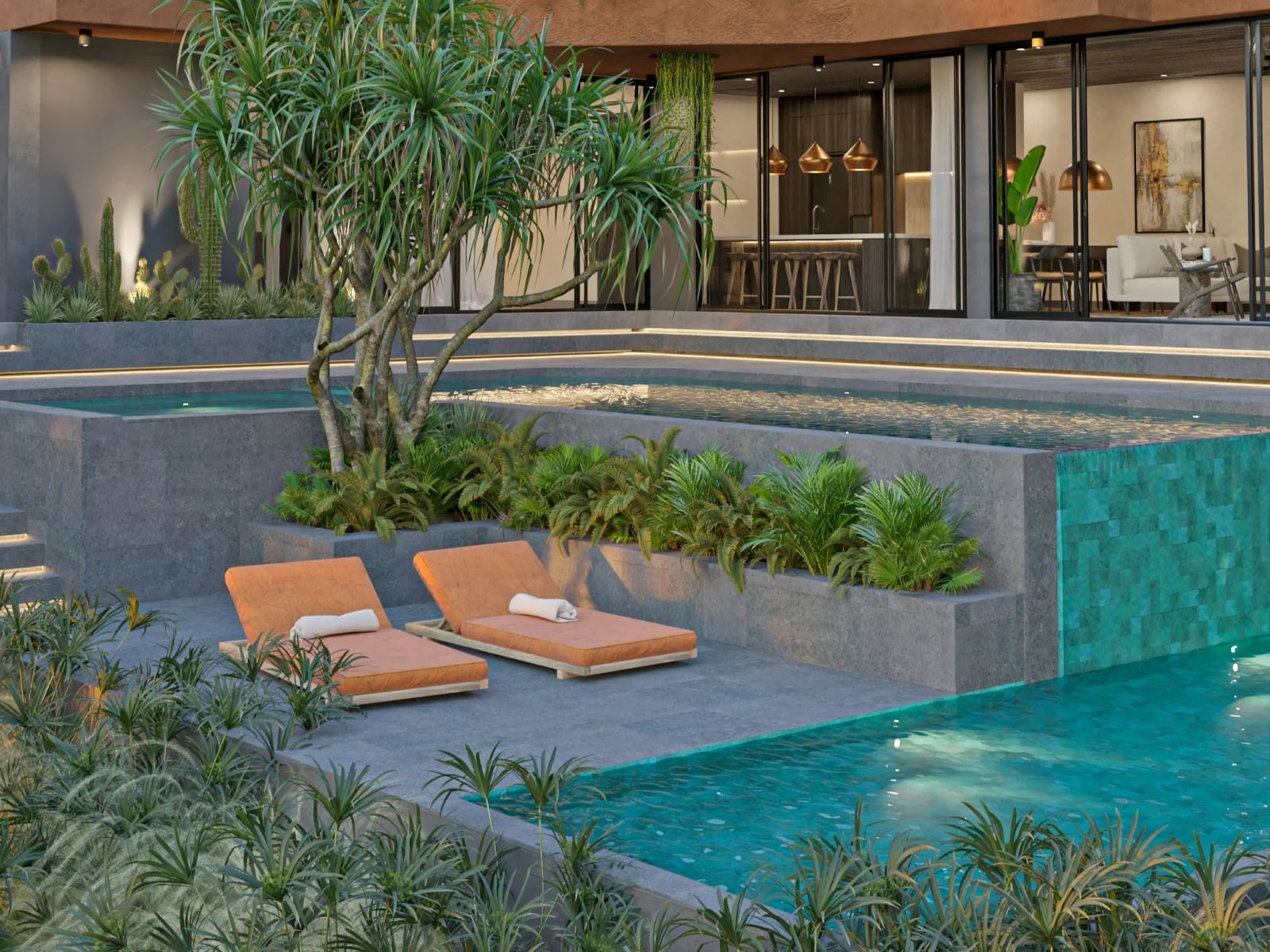 Suku Residences pool - Balitecture fractional ownership portfolio