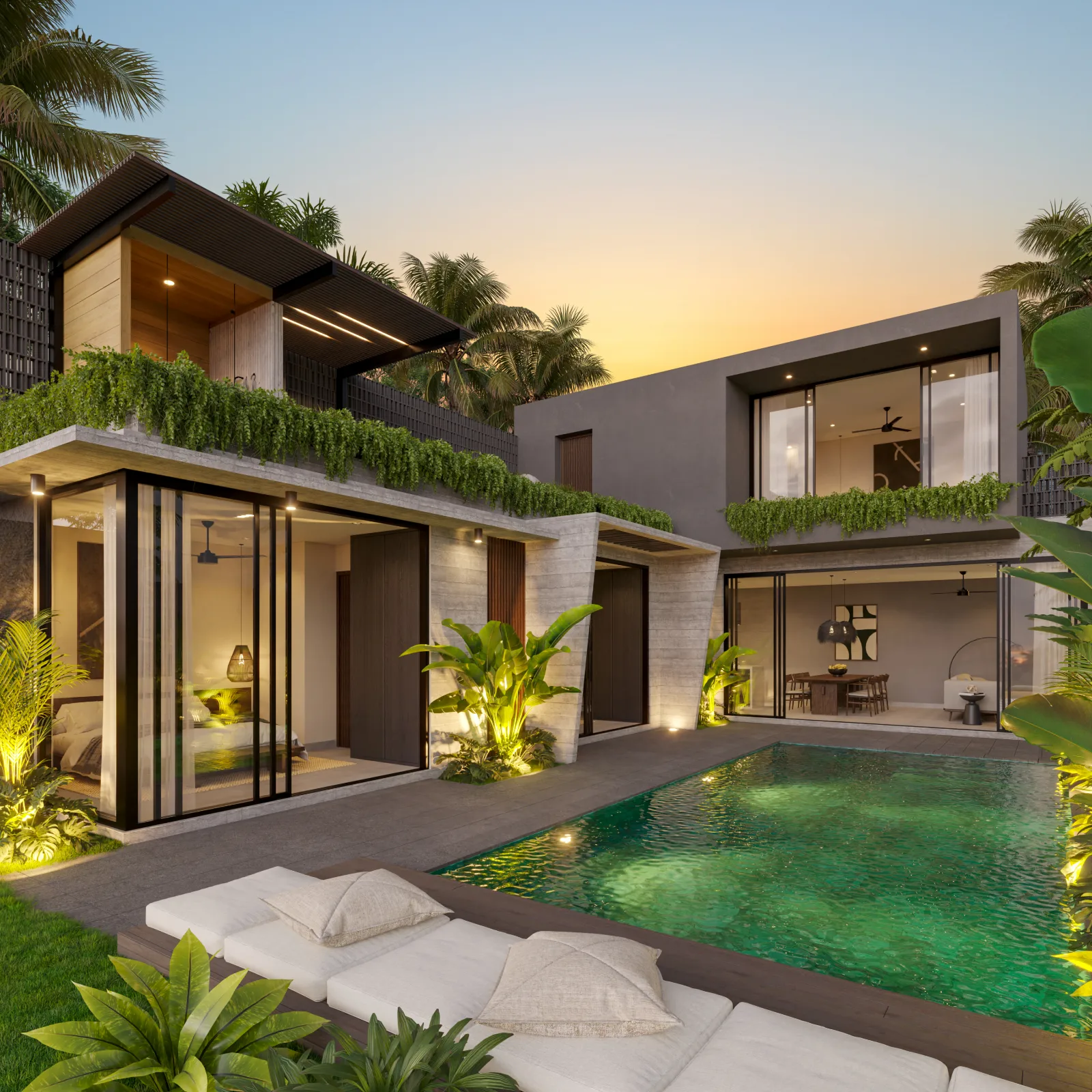 Luxury Bali villa - real estate for sale through Balitecture Realty