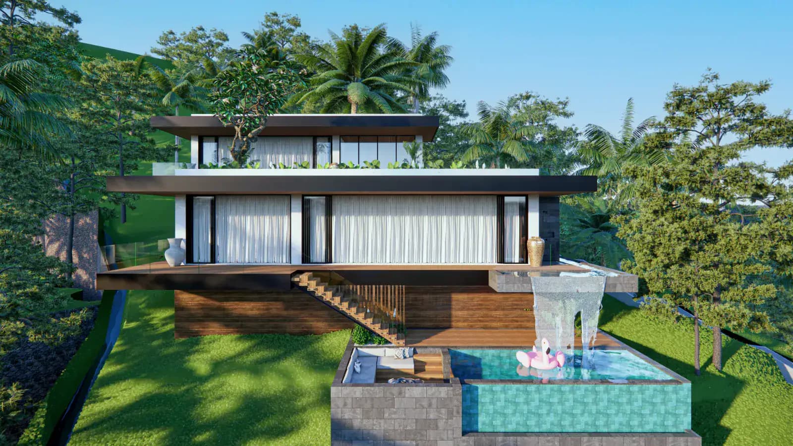 Arunika Villa - Balitecture villa design in Bali, Indonesia
