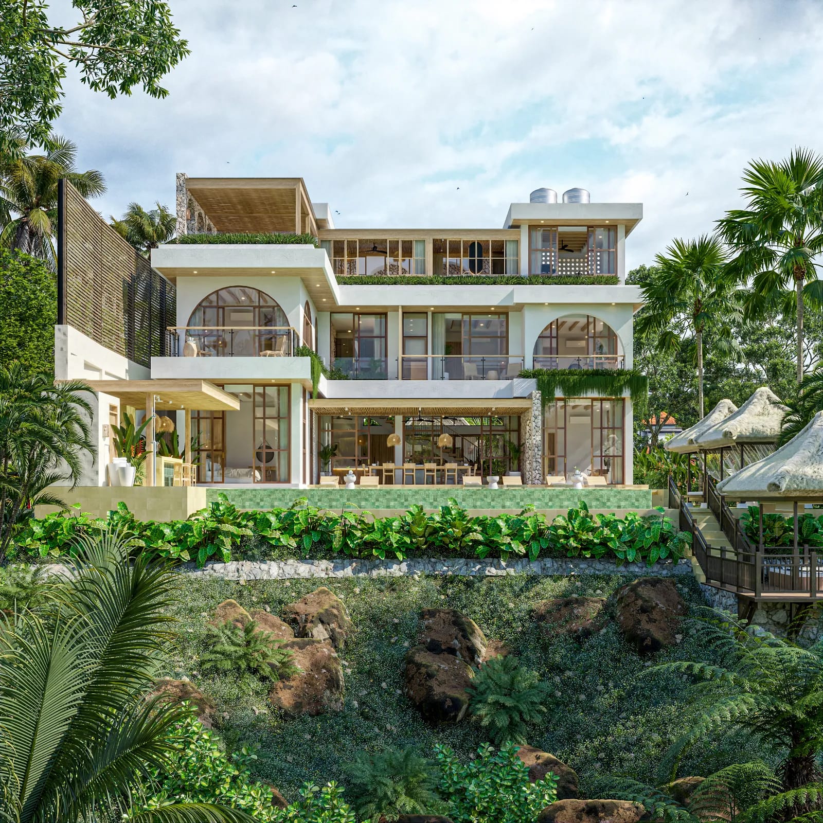 GJ Villa - Balitecture portfolio villa design in Canggu Bali
