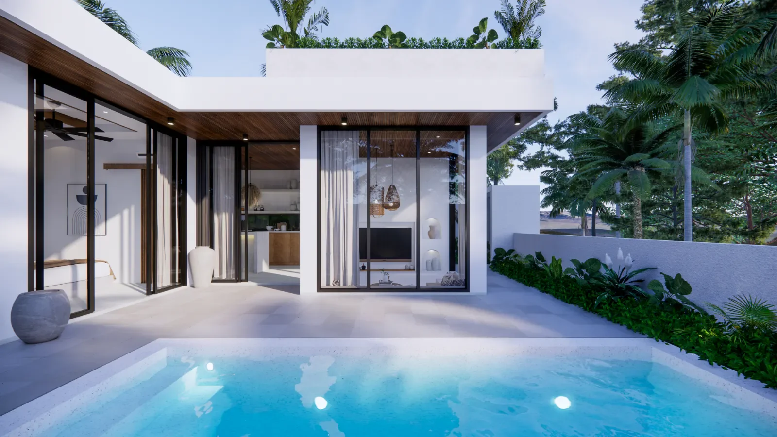 Serenata Villa - interior and exterior design by Balitecture