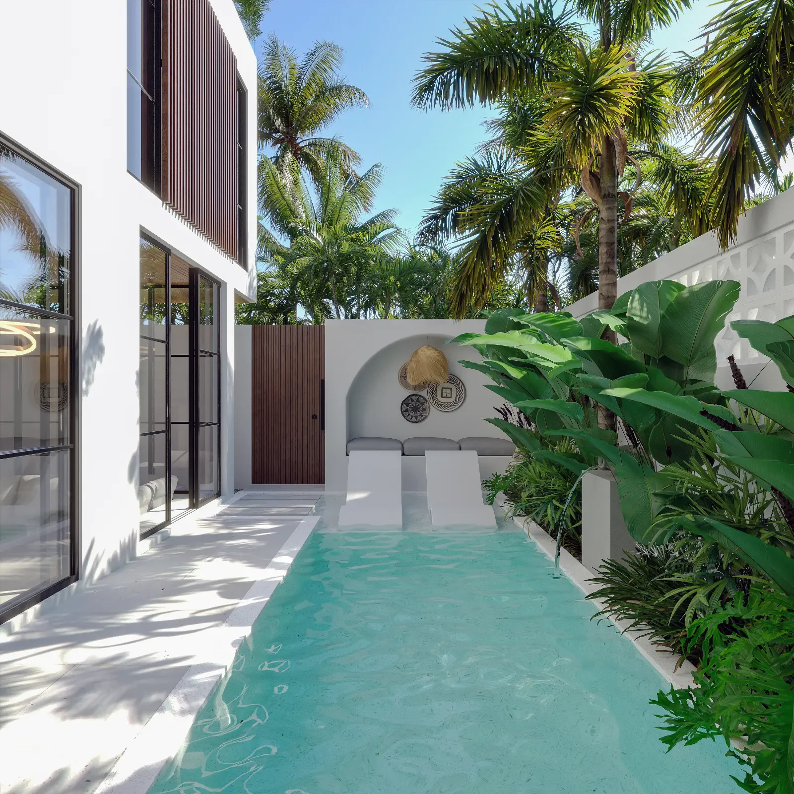 Sevu Villas 3 BDR - interior and exterior design by Balitecture