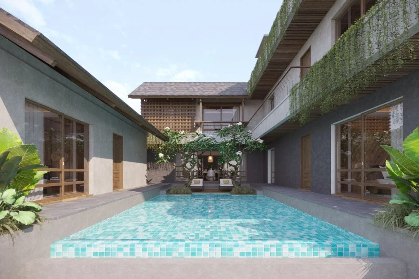 Villa Anila 4 Bedroom - Balitecture villa design in Boracay, Philippines