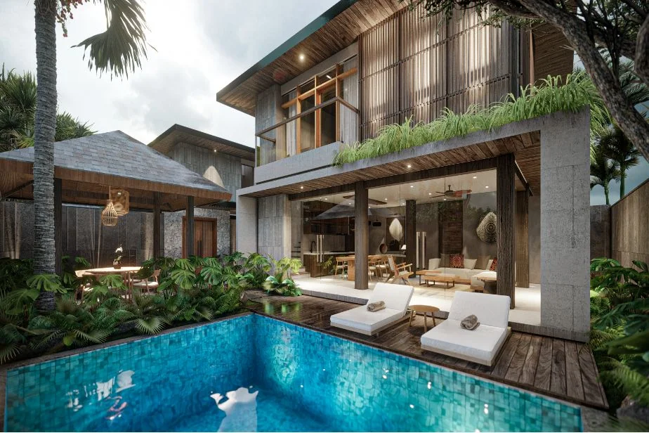 Villa Ansara - Modern Tropical villa by Balitecture