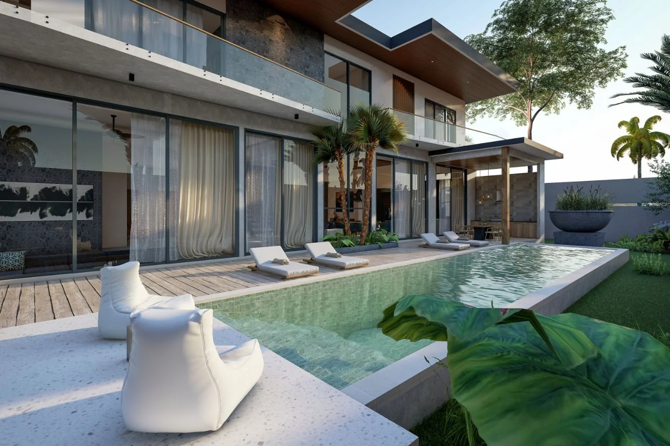Villa Manggala - interior and exterior design by Balitecture
