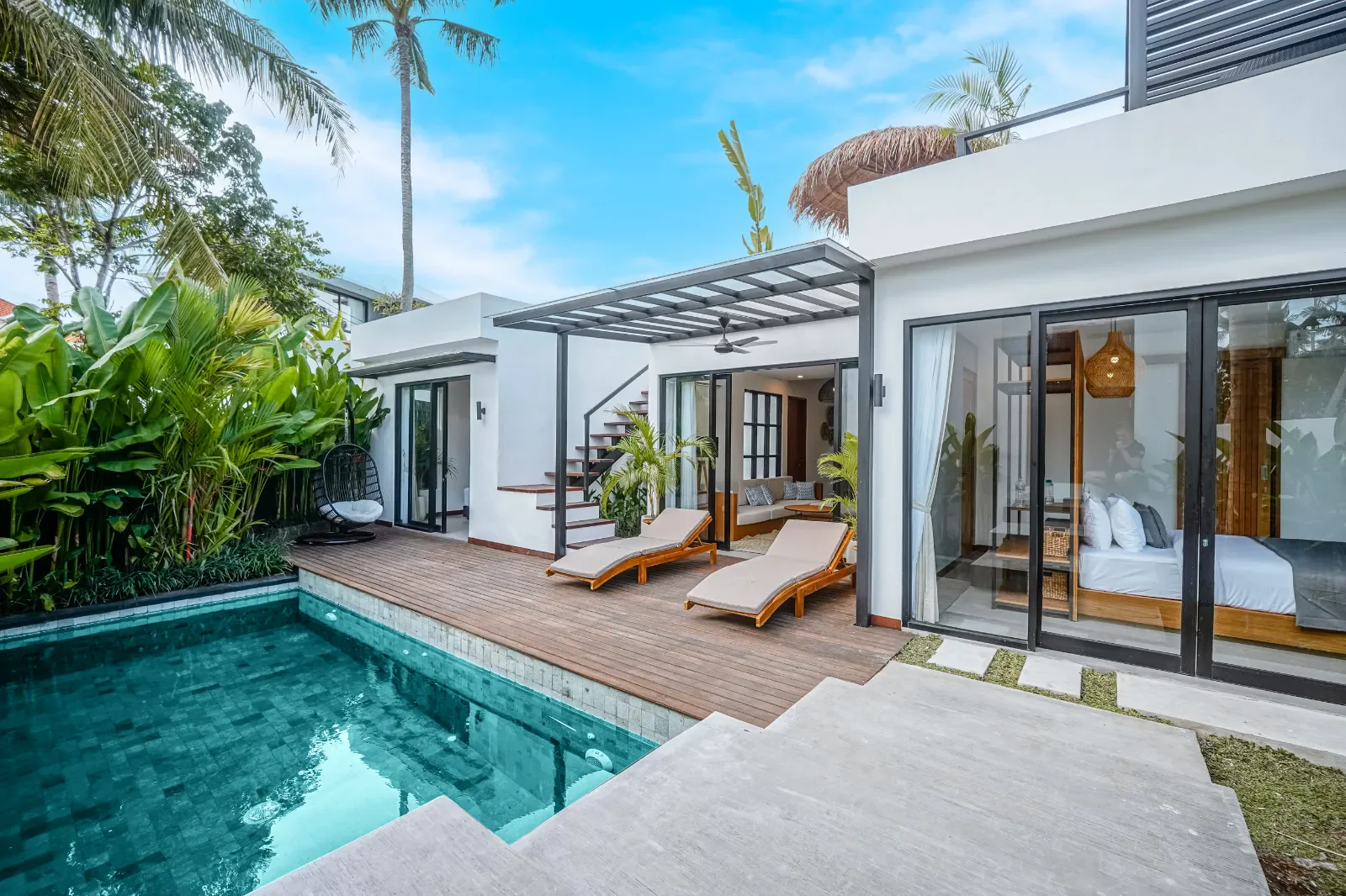 Villa Savana 4 BDR - interior and exterior design by Balitecture