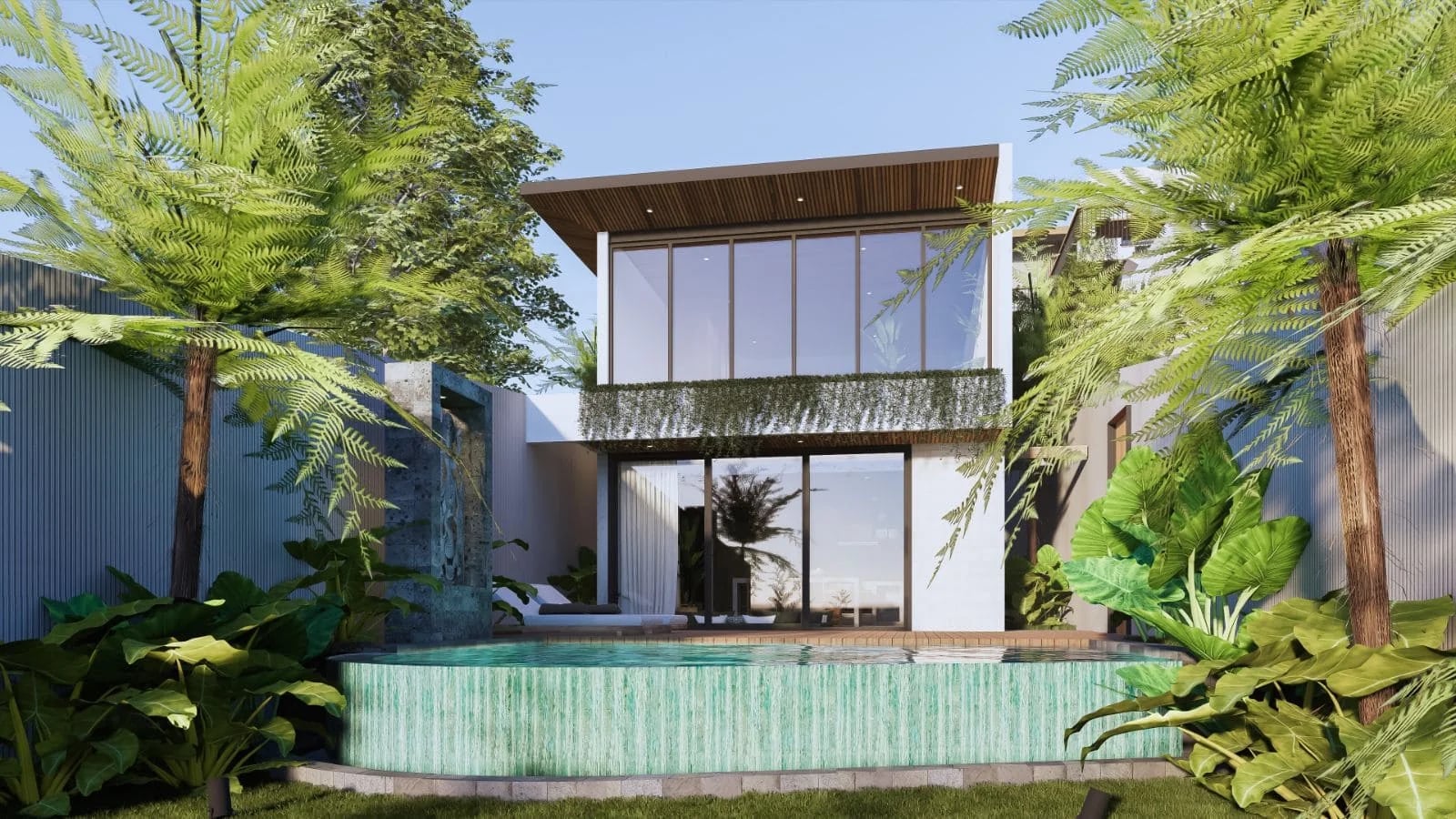 Villa Tundra - interior and exterior design by Balitecture