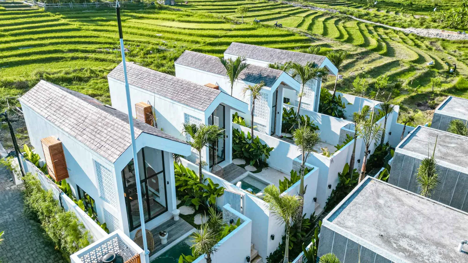 Multi-villa development completed by Balitecture in Bali