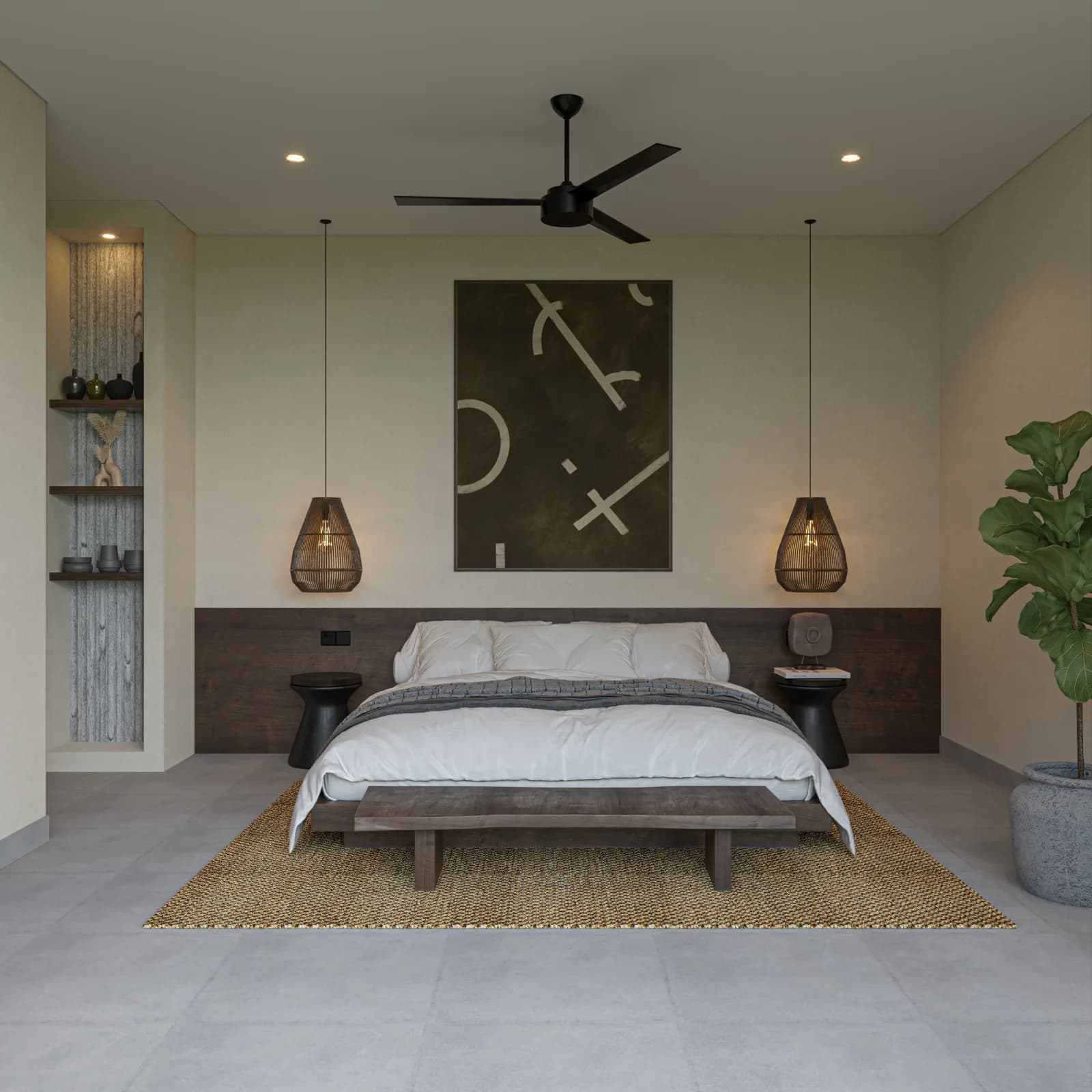 Interior finish quality in a Balitecture villa